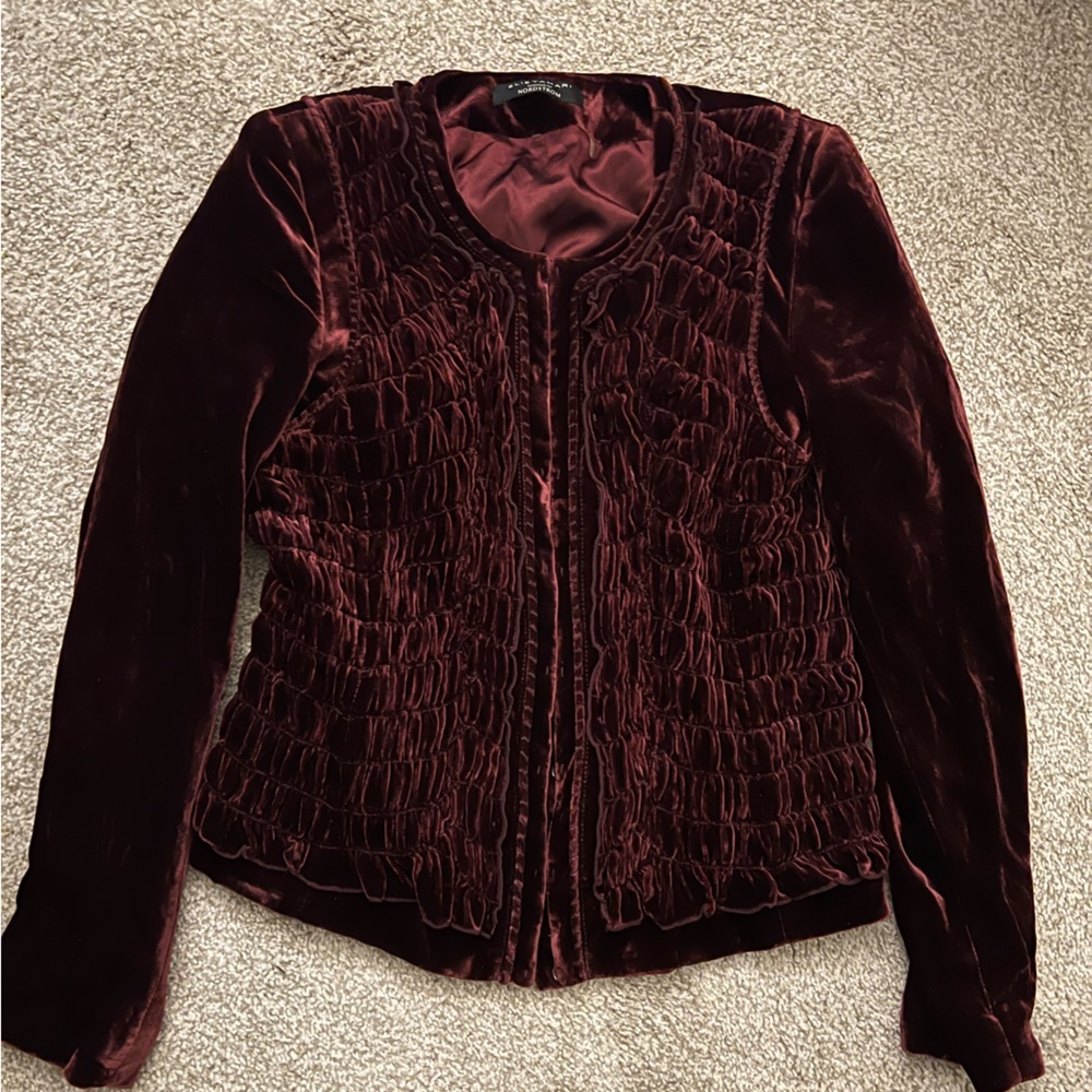 Ellie Tahari velvet jacket
